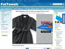 Tablet Screenshot of fattowels.com